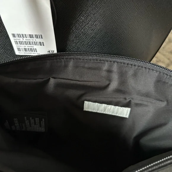 NWT H&M Elegant Black Tote Bag - Picture 6 of 10